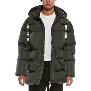 Khrisjoy Mens  Matte Parka, Green